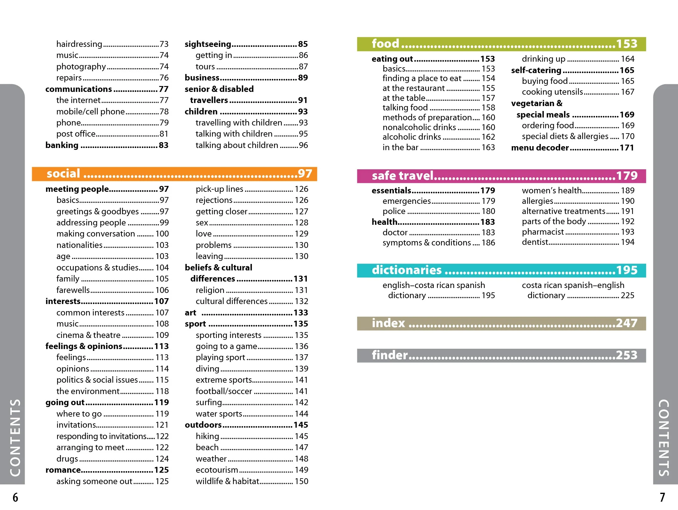 Costa Rican Spanish Phrasebook & Dictionary - Book - Image 3