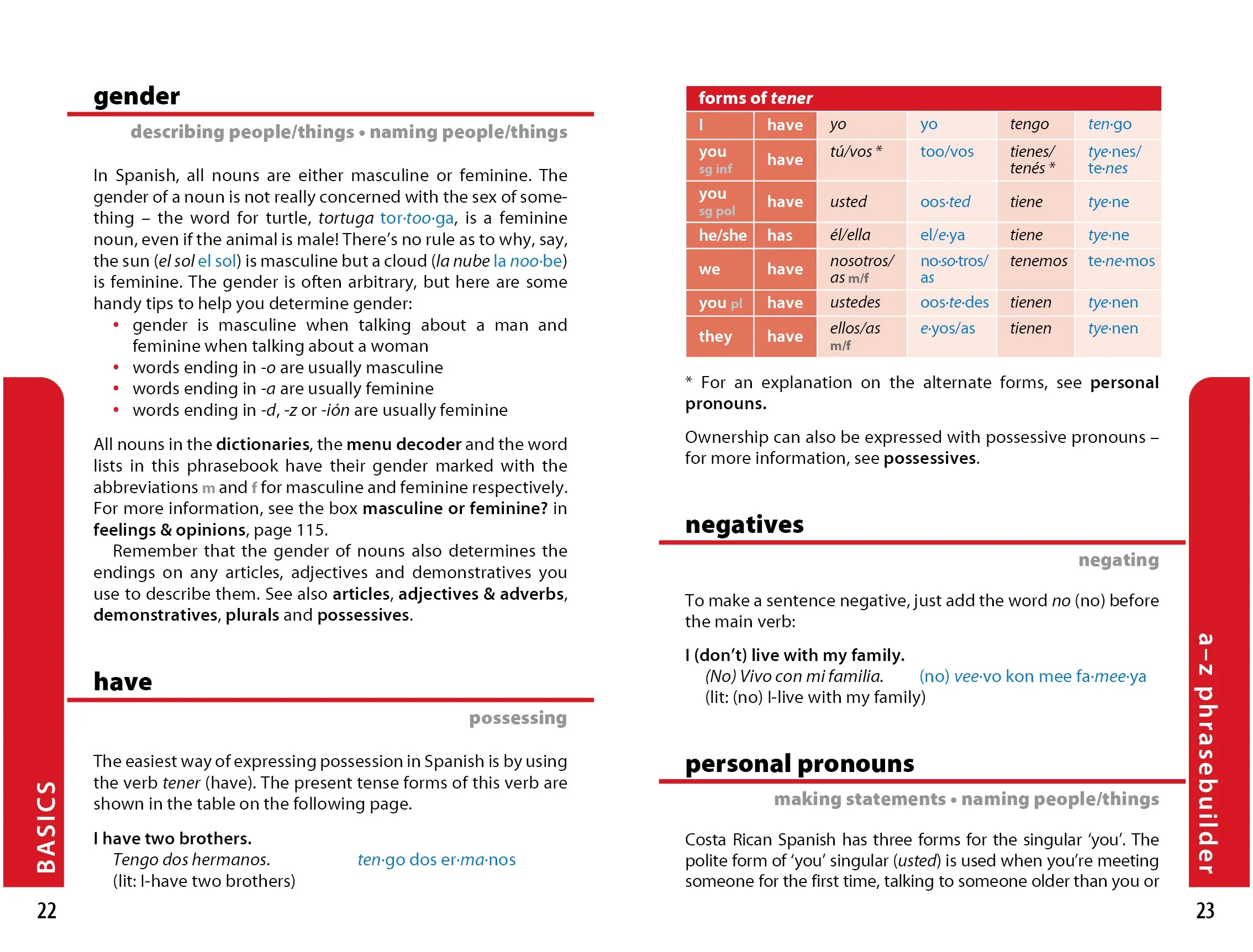 Costa Rican Spanish Phrasebook & Dictionary - Book - Image 5