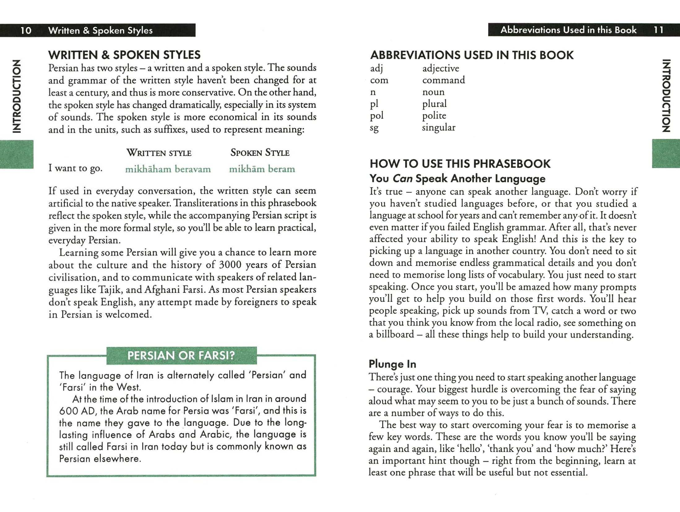 Farsi (Persian) Phrasebook & Dictionary - Book + eBook - Image 5