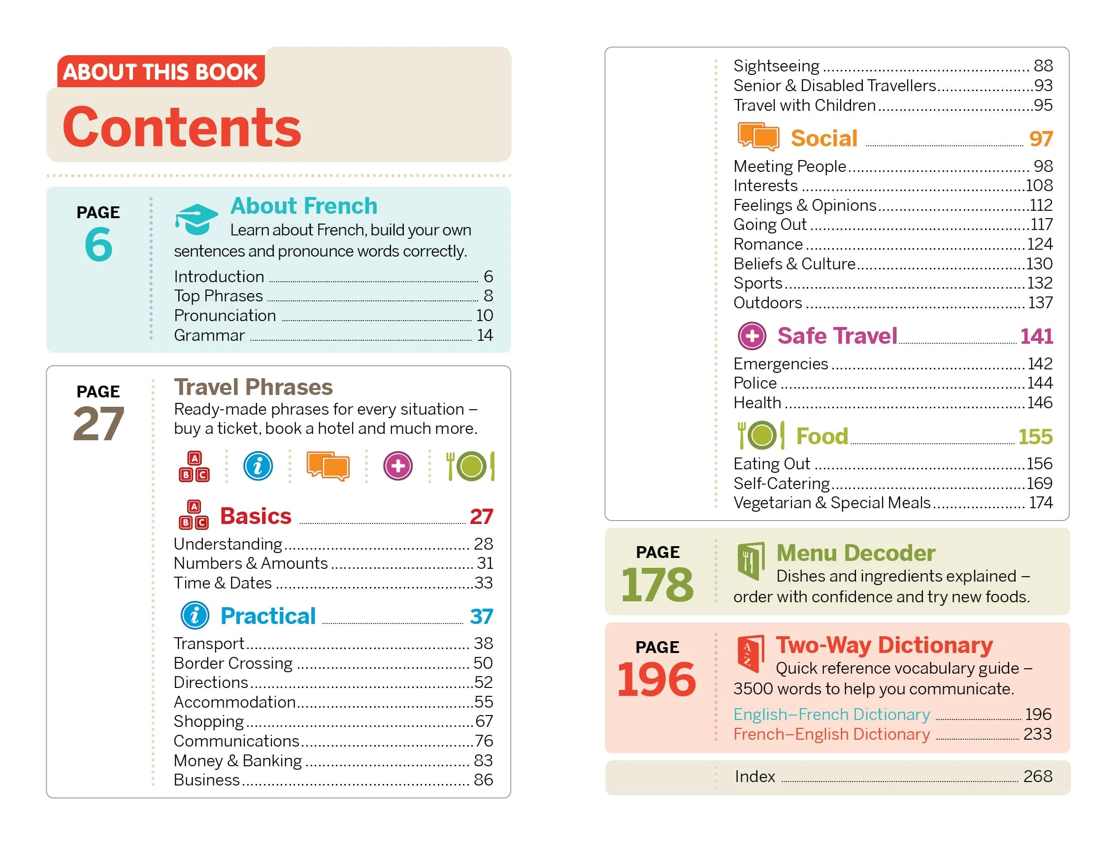 French Phrasebook & Dictionary - Book - Image 3