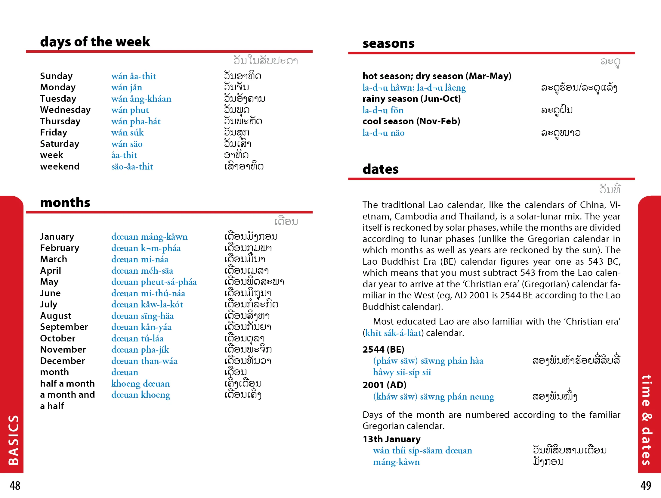 Lao Phrasebook & Dictionary - Book + eBook - Image 5