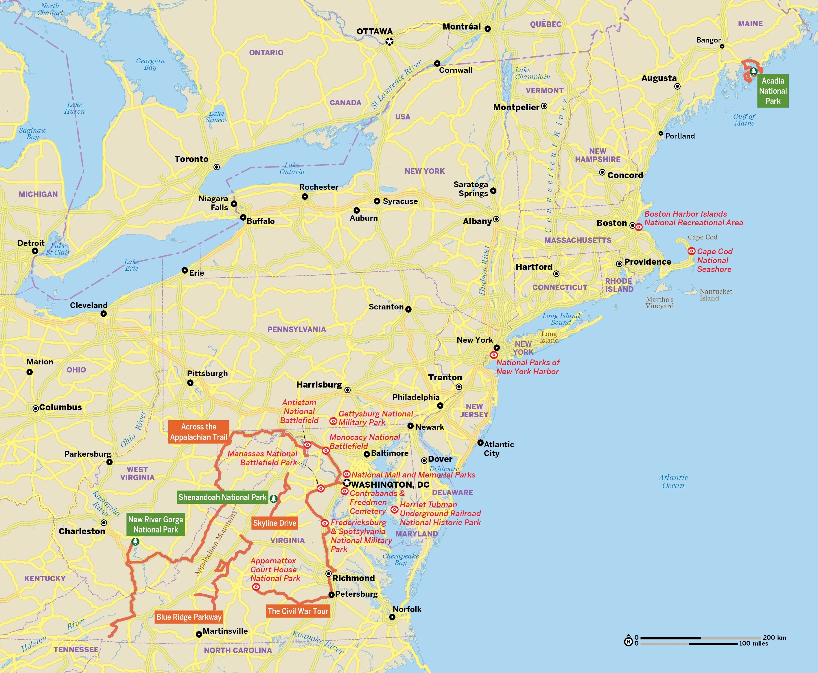 New England & the Mid-Atlantic's National Parks - Book - Image 2