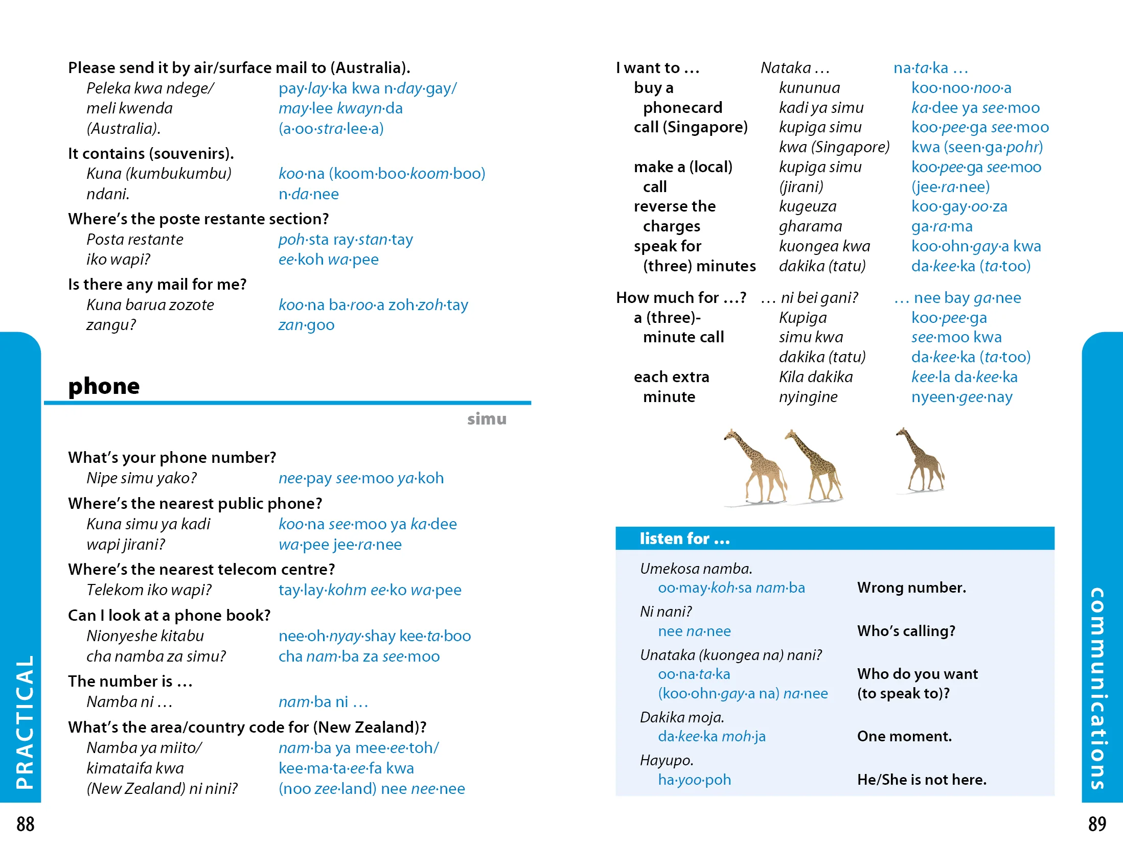 Swahili Phrasebook & Dictionary - Book - Image 6