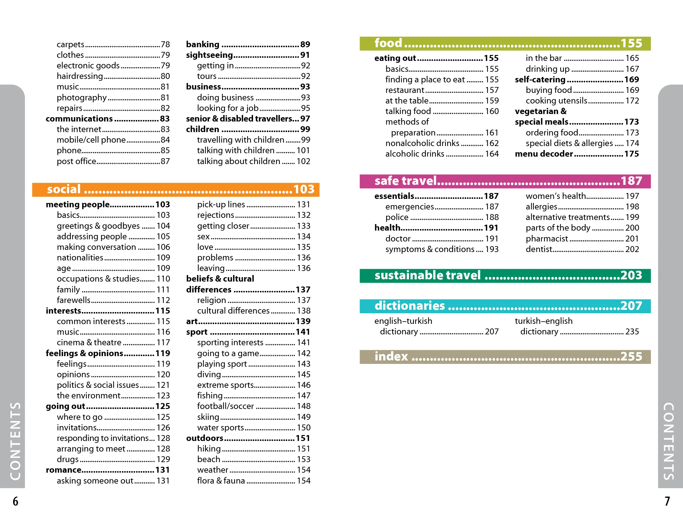 Turkish Phrasebook & Dictionary - Book - Image 3